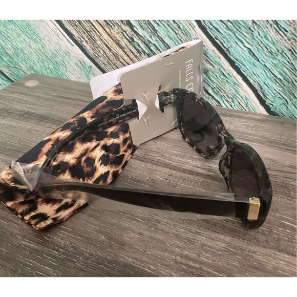 NWT Falls Creek Sunglasses Women’s Unisex Leopard Pouch UVA/UVB Protection ☀️🌞 - Picture 12 of 12